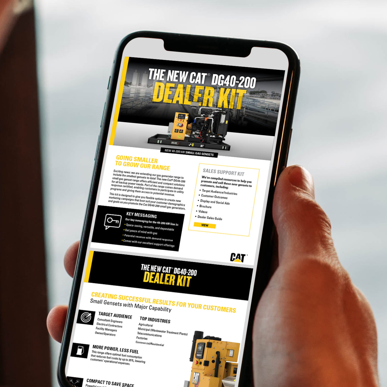 CAT DG40-200 CAMPAIGN