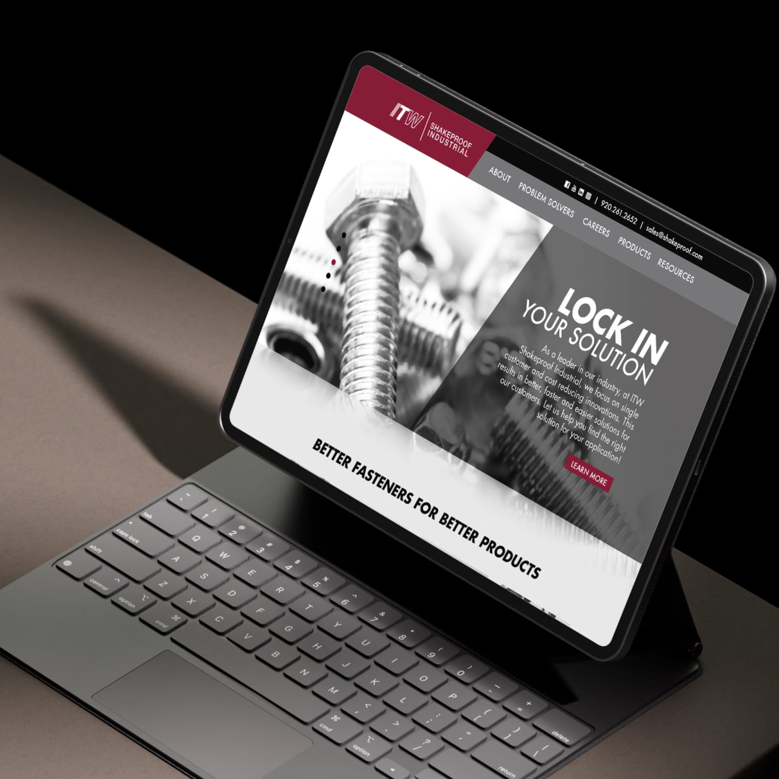 ITW SHAKEPROOF WEBSITE